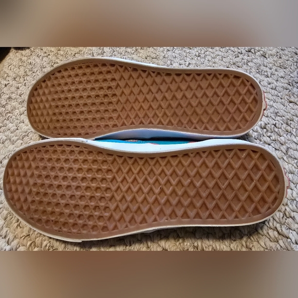 Vans Off The Wall Odd Future Scuba Blue Donut Sneakers 11.5 - Picture 2 of 4